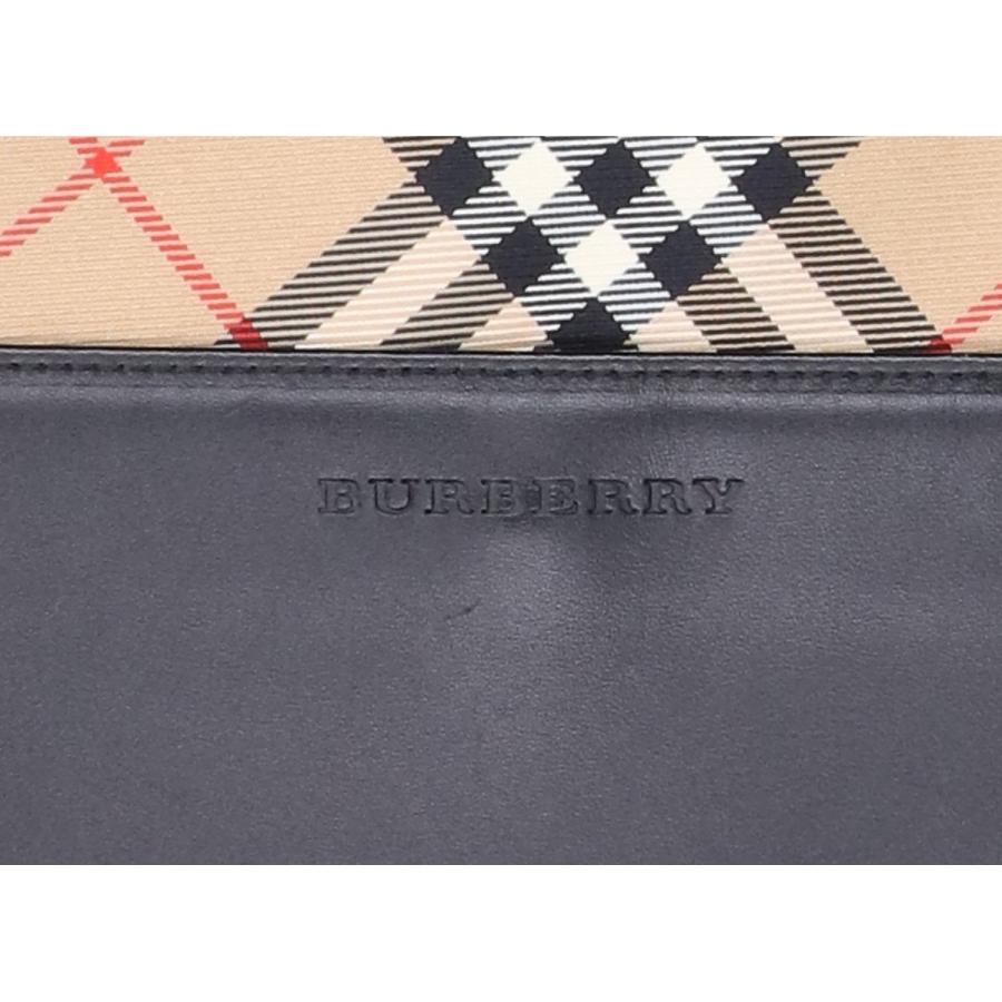 BURBERRY バーバリー ノヴァチェック ショルダーバッグ ブラック