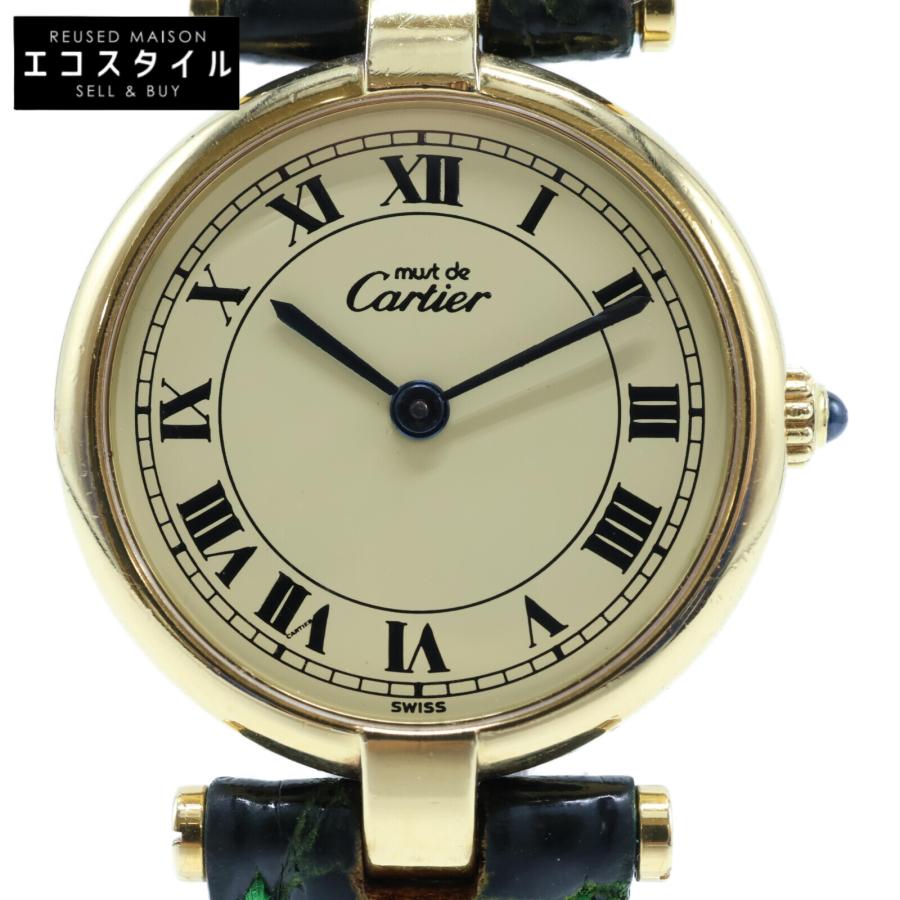 Cartier カルティエ 18 130569 マストヴァンドーム クオーツ 腕時計  