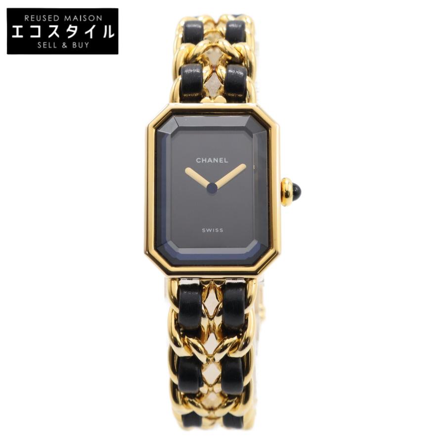 CHANEL シャネル H0001 プルミエールL GP クオーツ 腕時計 イエロー  