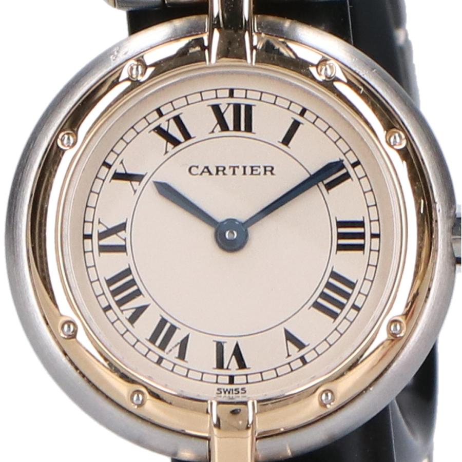 CARTIER カルティエ パンテール ヴァンドーム SM 2ロウ 稼動品 カルティエ/パンテールヴァンドームSM/ホワイトローマンダイヤル/2ロウ