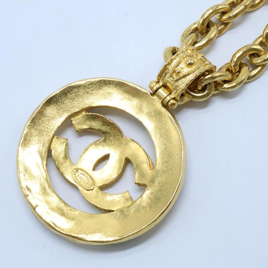 CHANEL 美品 シャネル 94A グリポア ココマーク サークルトップ  