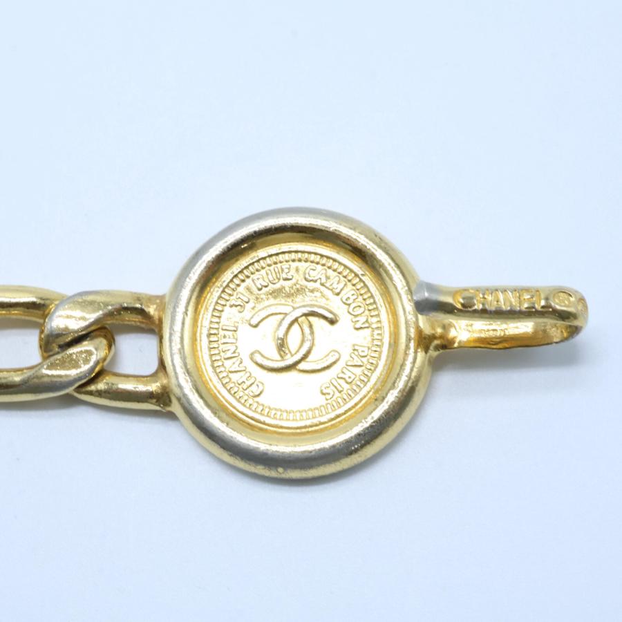 CHANEL シャネル 94A ココマークコイン チェーン ベルト ゴールド  