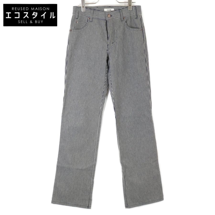 CELINE（セリーヌ） 美品/国内正規 ヒッコリー ストライプ フレア