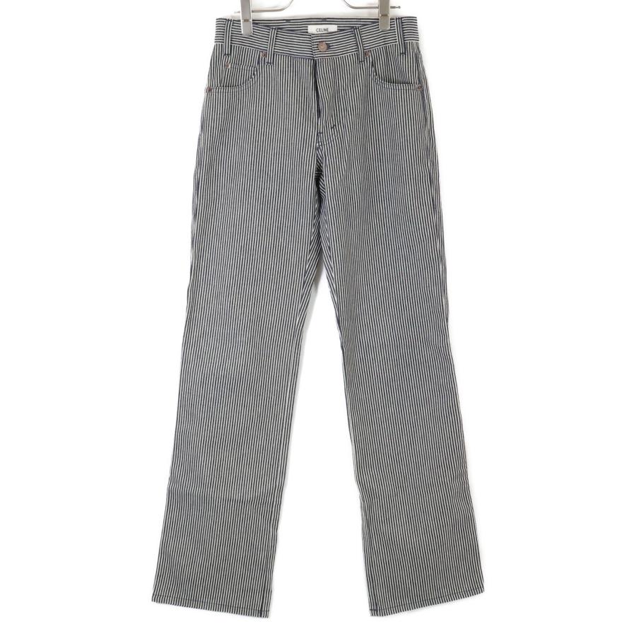 CELINE エディ期 ヒッコリーオーバーオール 27 20ss ストライプ