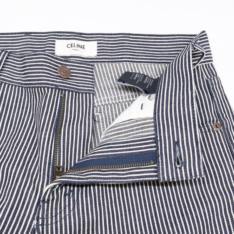CELINE（セリーヌ） 美品/国内正規 ヒッコリー ストライプ フレア