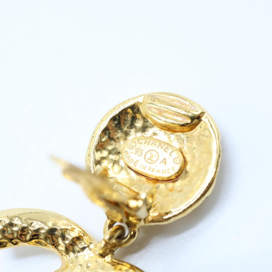 CHANEL シャネル 95A ココマーク スイング イヤリング ゴールド  
