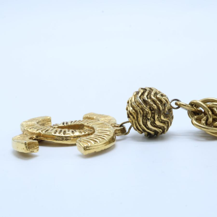 CHANEL シャネル ココマーク 2重チェーン ネックレス ゴールド  