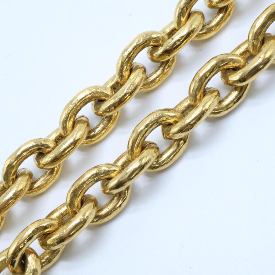 CHANEL シャネル 美品 94A トリプルココ ネックレス ゴールド  