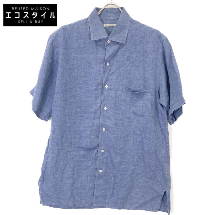 Loro Piana（ロロピアーナ） 半袖シャツ シャツ - ブルー メンズ
