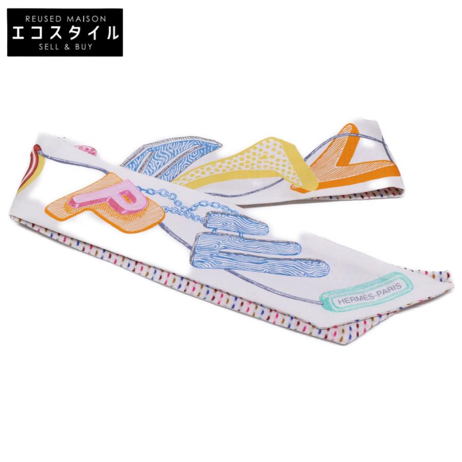 HERMES エルメス ツイリー シュバロスコープ ポワンティエ 刺繍  