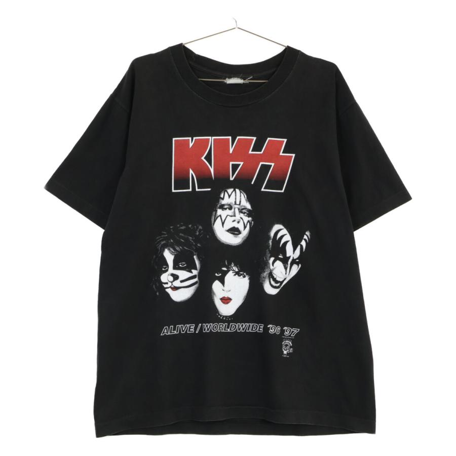 VINTAGE ヴィンテージ KISS ALIVE WORLDWIDE Tシャツ ブラック 表記