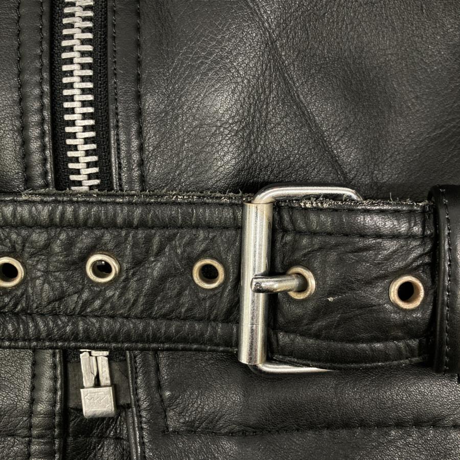 DOG FIGHT ドッグファイト ブラック レザー ダブルライダース