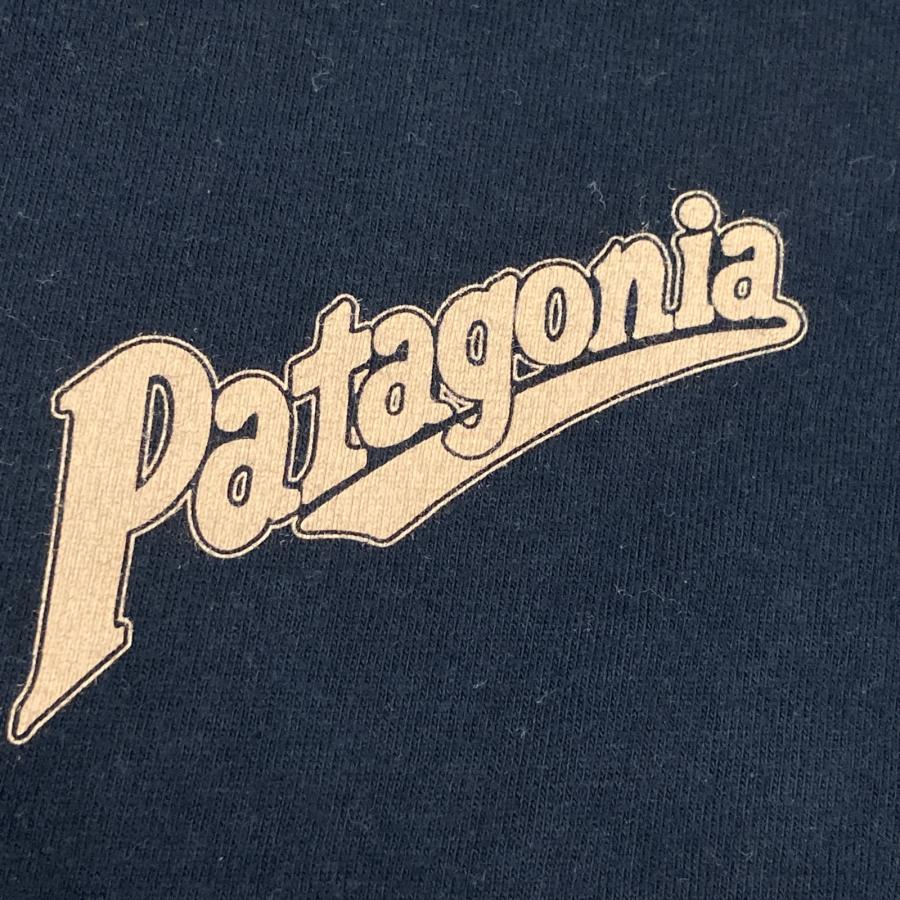 patagonia（パタゴニア） ブラック コットン 浮世絵Tシャツ ブラック