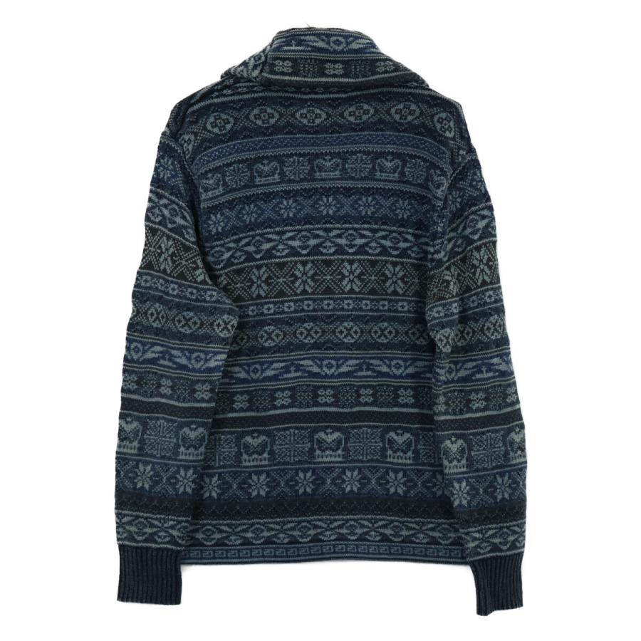 RRL ダブル アールエル カーディガン/ショールカラー ダブルアールエル) RRL コットン ショールカラー カーディガン 霜降り