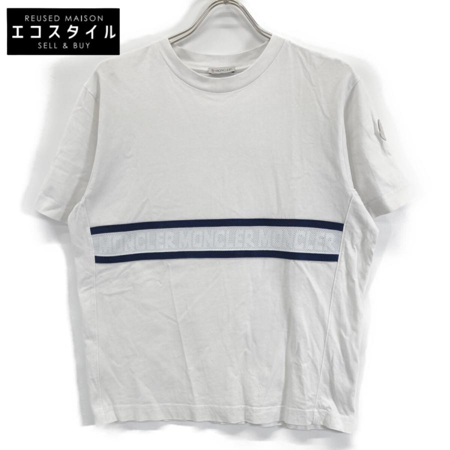 MONCLER モンクレール  【22年製】I10938C00027 メッシュロゴ 半袖Tシャツ/ S MONCLER（モンクレール） /22年製 I10938C00027 メッシュロゴ 半袖T