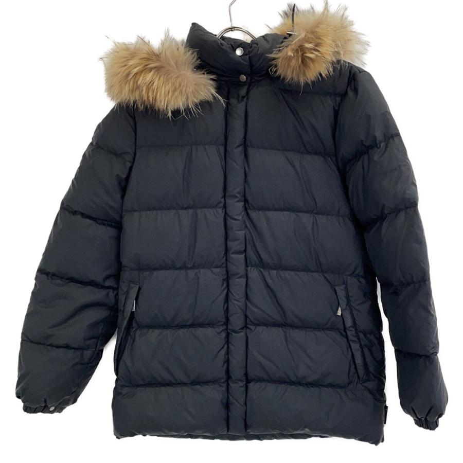 MONCLER リアルファーダウンジャケット MONCLER（モンクレール） ブラックvalentine リアルファー ダウン