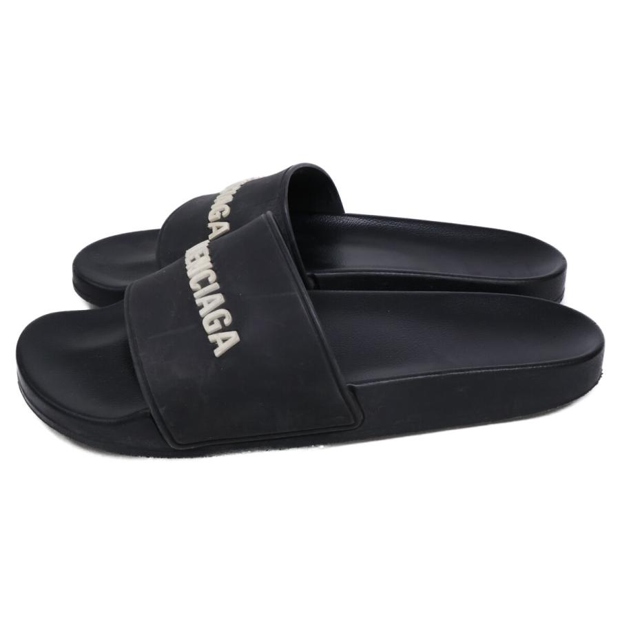 BALENCIAGA（バレンシアガ） ラバー シャワーサンダル ブラック メンズ