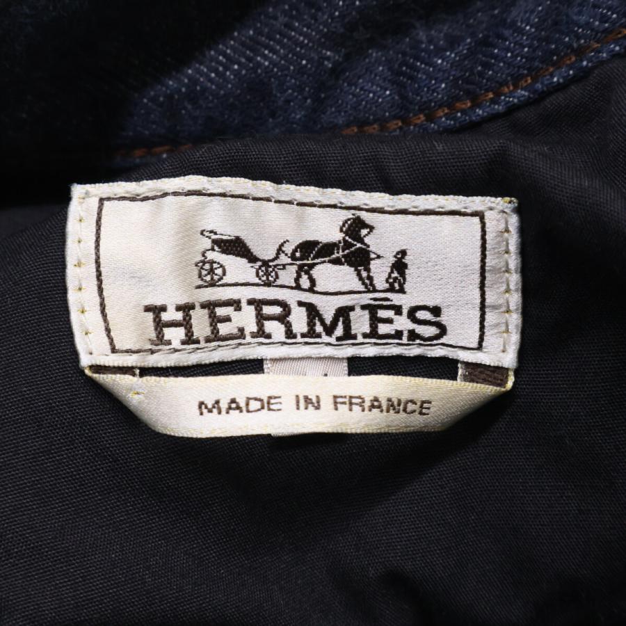 HERMES エルメス セリエボタン セルビッチ ボタンフライ デニムパンツ