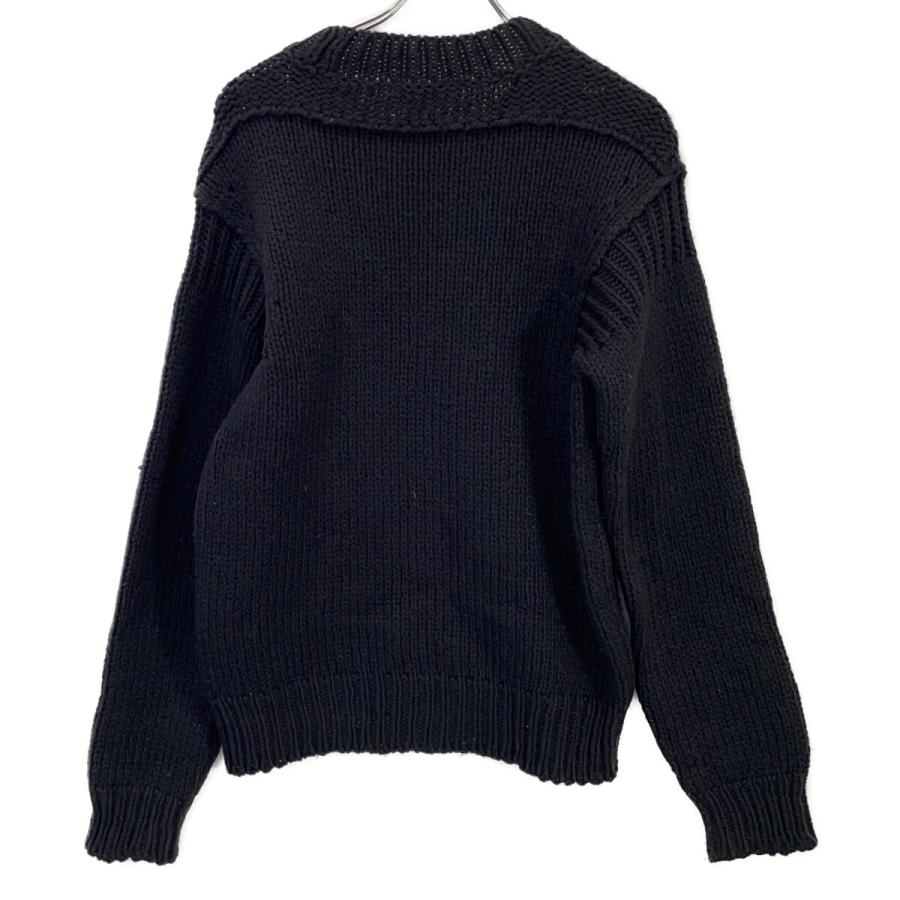 DOLCE&GABBANA ドルチェアンドガッバーナ ブラック ウール ローゲージ ニット ブラック トップス ウール メンズ 中古_2