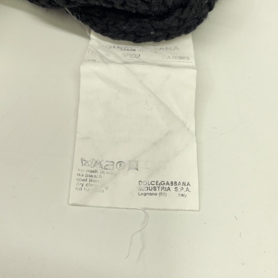 DOLCE&GABBANA ドルチェアンドガッバーナ ブラック ウール ローゲージ ニット ブラック トップス ウール メンズ 中古_7