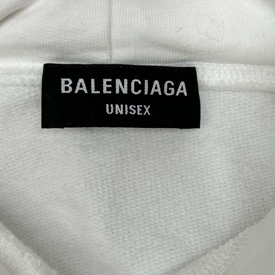 BALENCIAGA バレンシアガ 674986 PARIS刺繍プルオーバーパーカー ２ BALENCIAGA（バレンシアガ） 674986 PARIS刺繍プルオーバーパーカー
