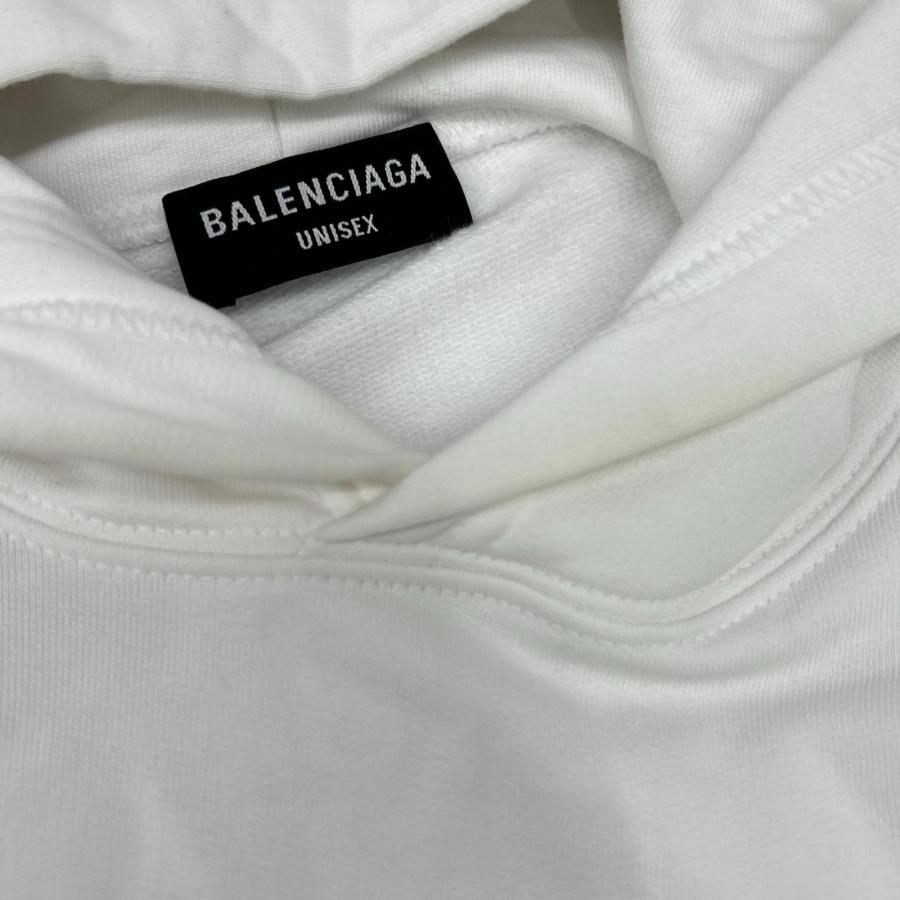 BALENCIAGA バレンシアガ 674986 PARIS刺繍プルオーバーパーカー ２ BALENCIAGA（バレンシアガ） 674986 PARIS刺繍プルオーバーパーカー