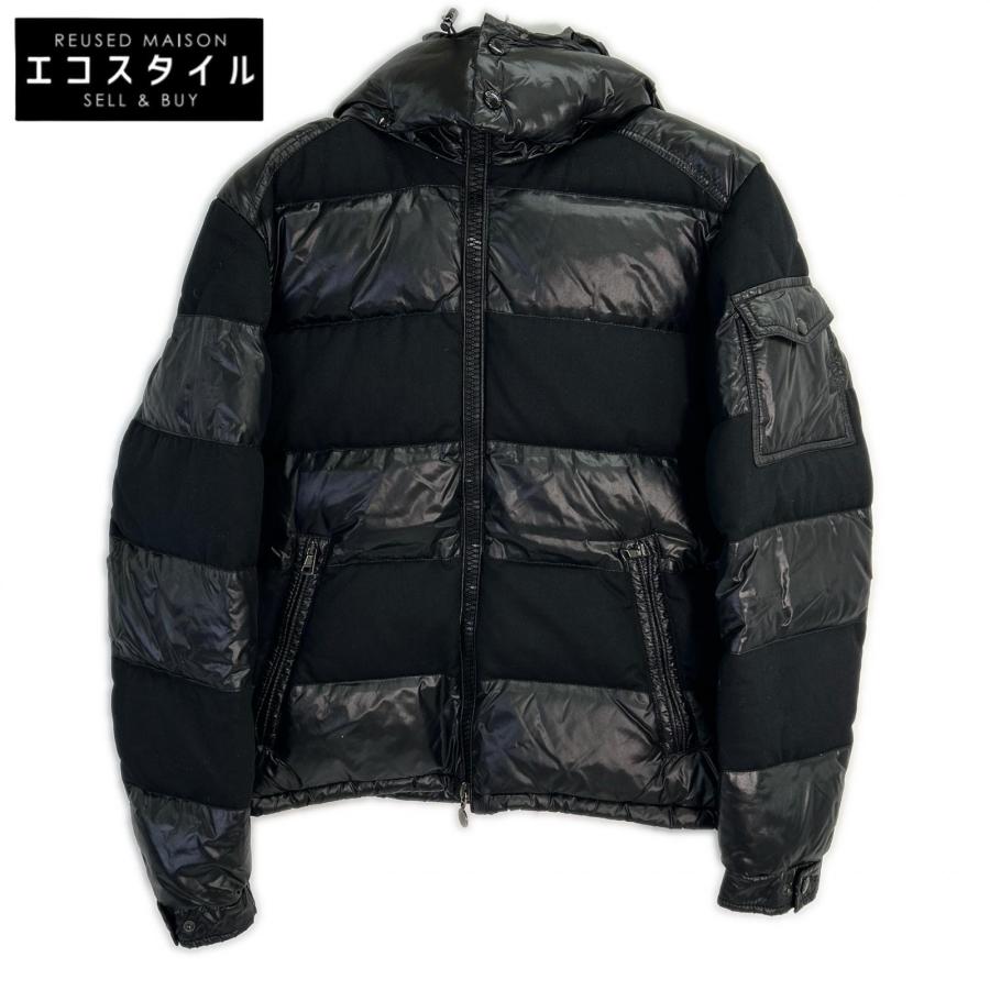 MONCLER（モンクレール） MAYA 素材切替 ブラック ダウンジャケット