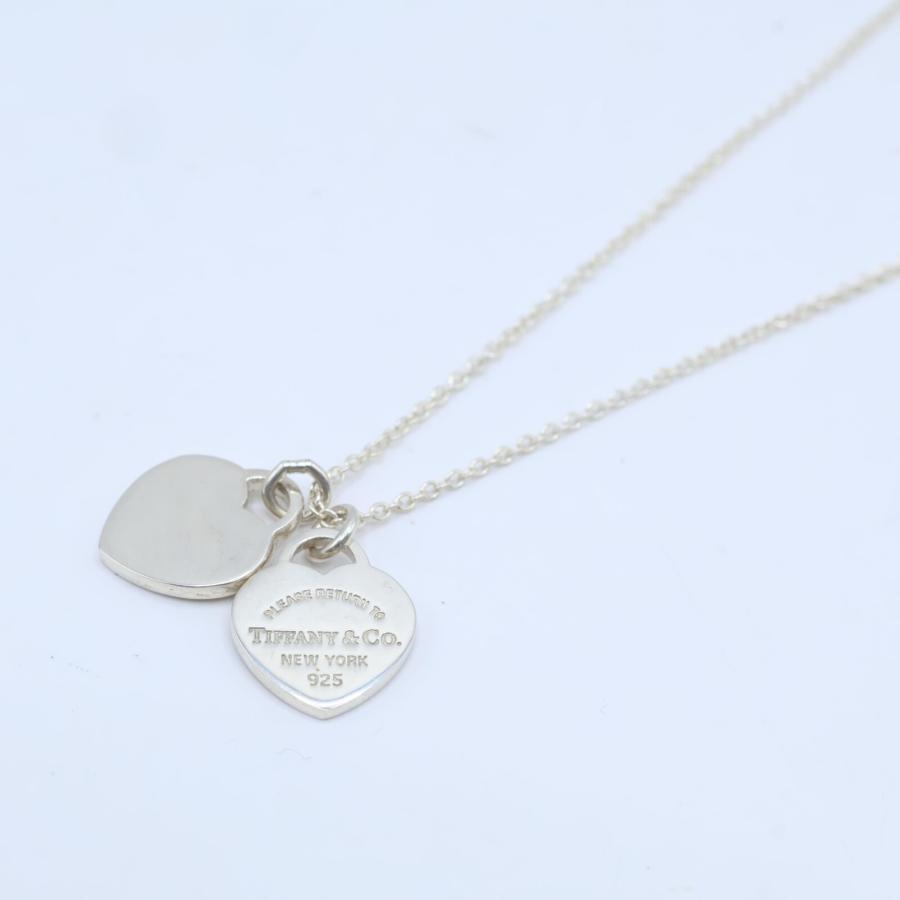 TIFFANY＆Co. ティファニー リターントゥティファニー ミニダブルハートタグ 925 2.9g シルバー ネックレス レディース_2