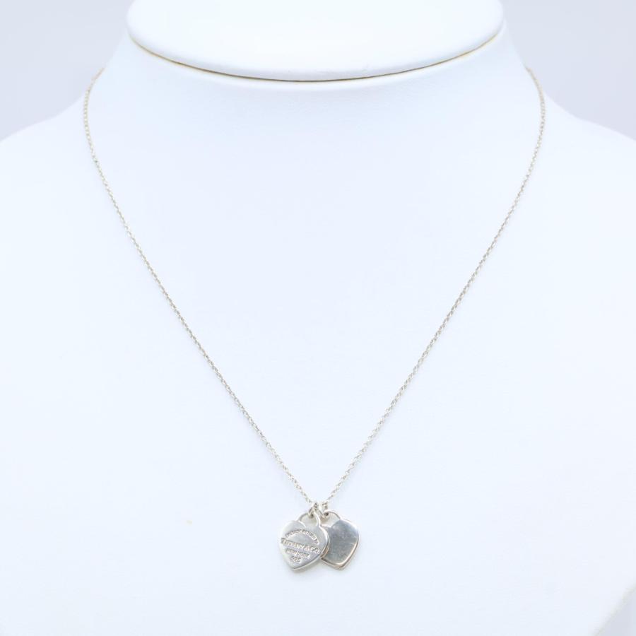 TIFFANY＆Co. ティファニー リターントゥティファニー ダブルハートタグ ネックレス 925 ネックレス レディース_7