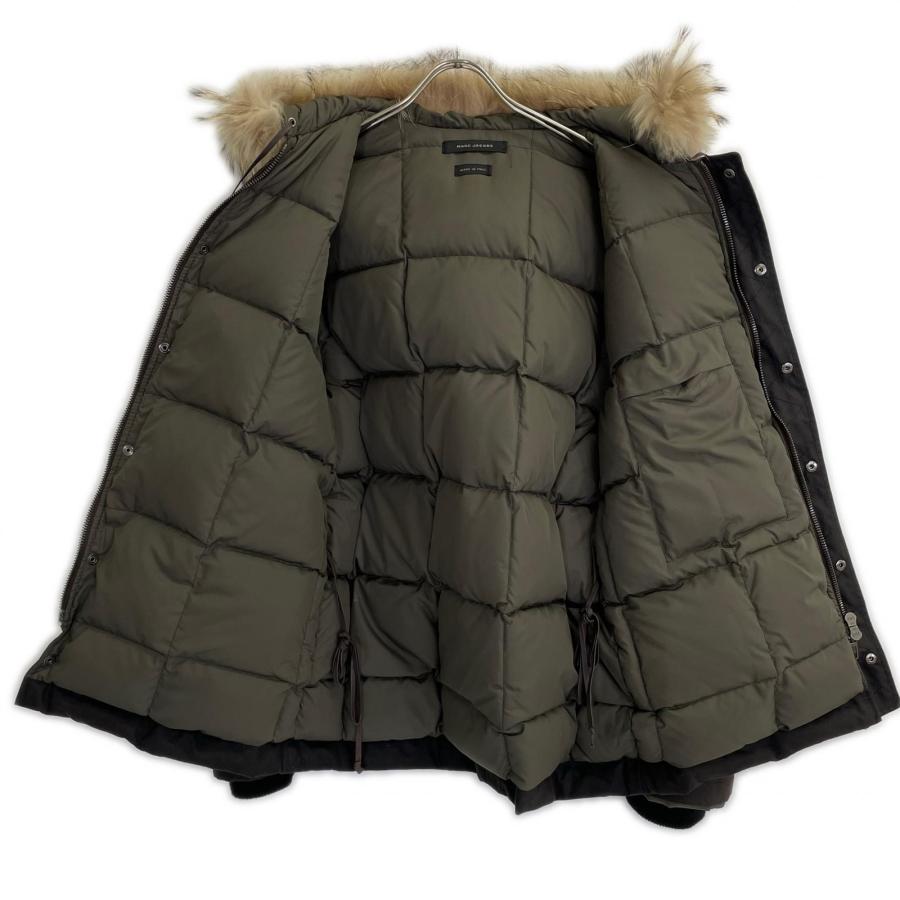 MARC JACOBS マーク ジェイコブス ブラック ファー付き オイルド