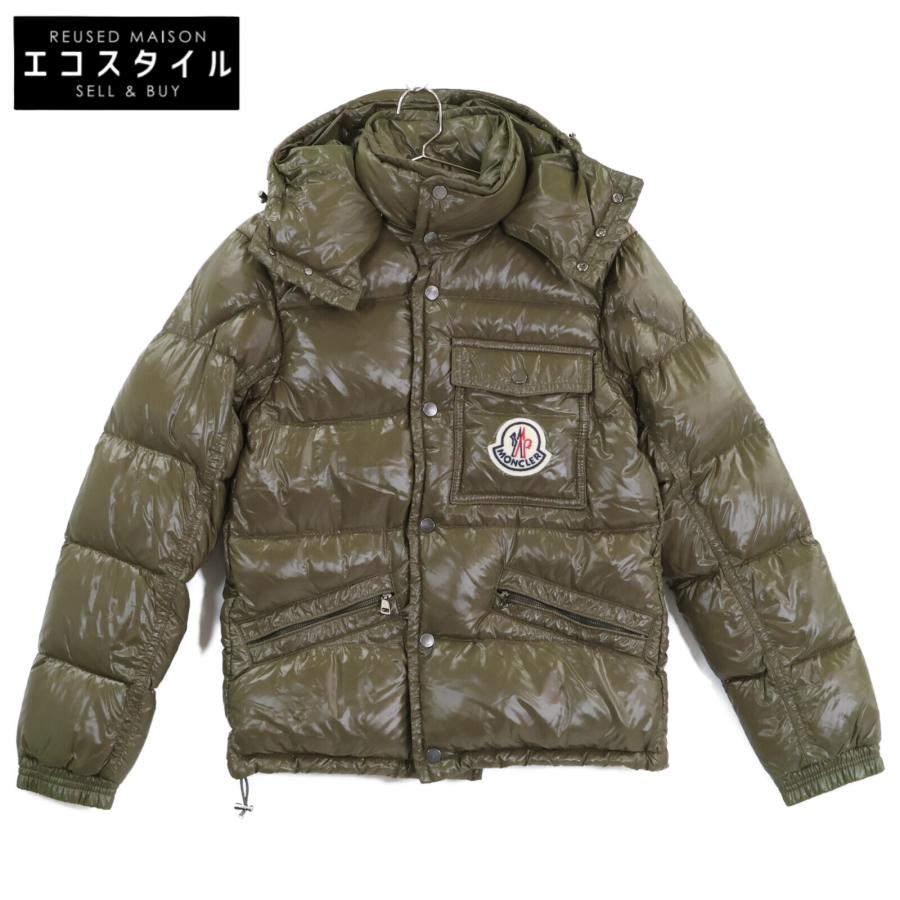 MONCLER（モンクレール） 41303 K2 フード付ダウンジャケット 1 カーキ 