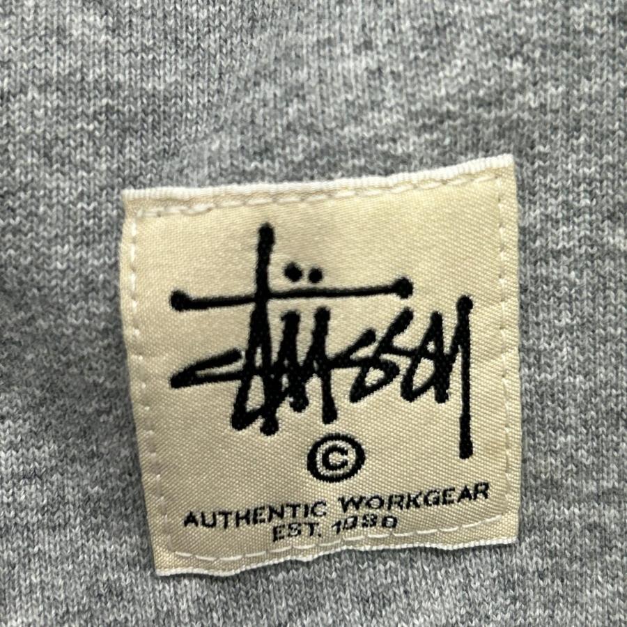 STUSSY ステューシー 118460 Double Face Label Full Zip Hoodie グレー L トップス メンズ 中古