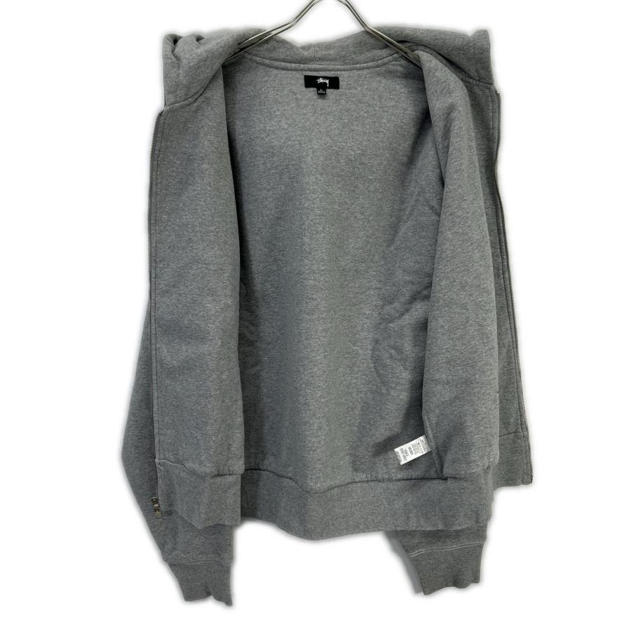 STUSSY ステューシー 118460 Double Face Label Full Zip Hoodie グレー L トップス メンズ 中古