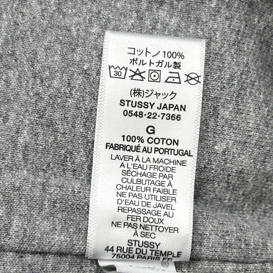 STUSSY ステューシー 118460 Double Face Label Full Zip Hoodie グレー L トップス メンズ 中古