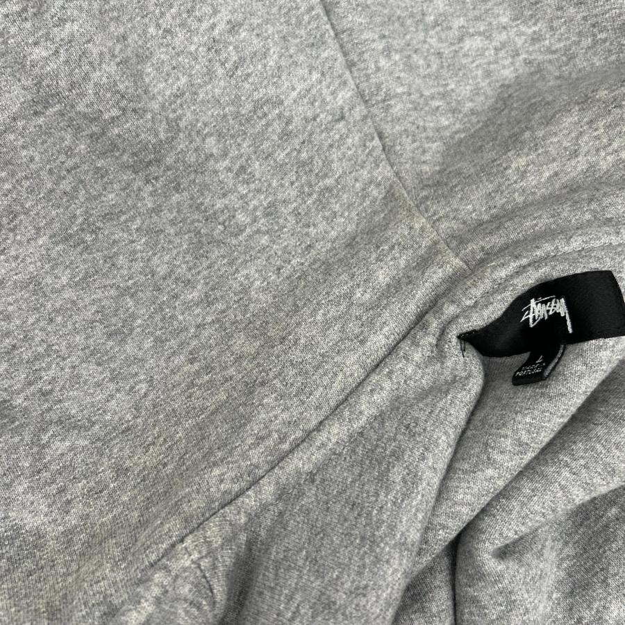 STUSSY ステューシー 118460 Double Face Label Full Zip Hoodie グレー L トップス メンズ 中古