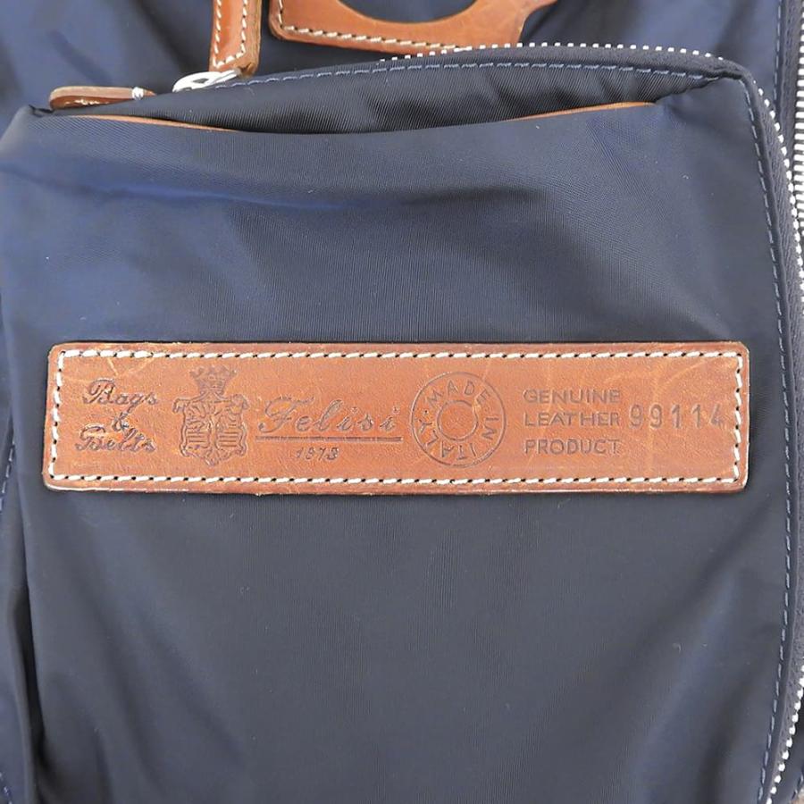 Felisi（フェリージ） 美品 ナイロン×レザー ショルダーバッグ ボディ