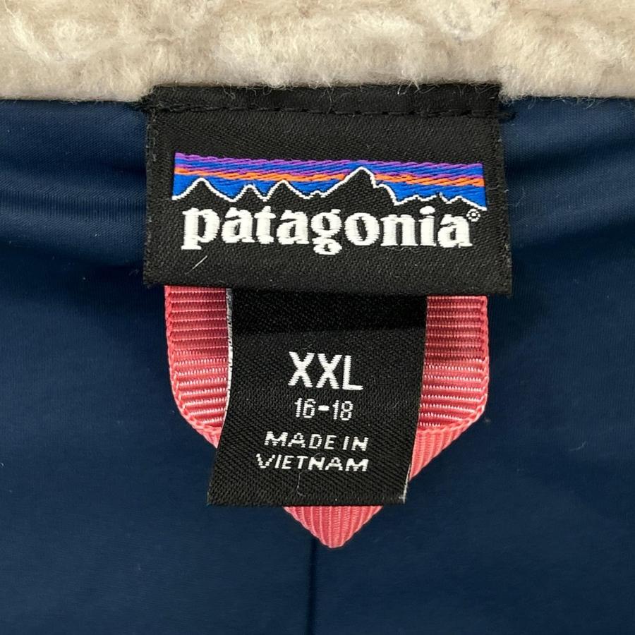 patagonia パタゴニア 65625 21年製 キッズレトロX ボアフリース XXL ベージュ X XL トップス キッズ 中古_4