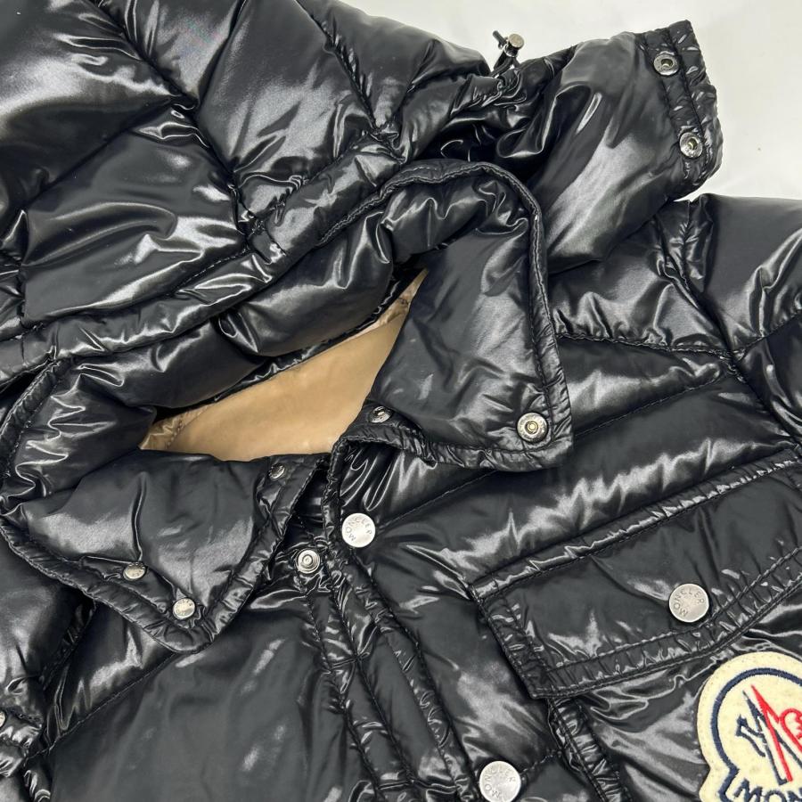 MONCLER（モンクレール） K2 ブラック フロントロゴ ダウンジャケット