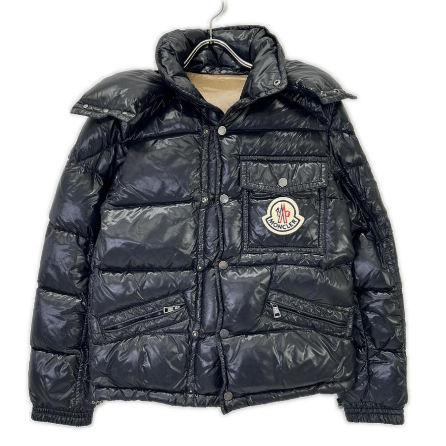 [アンティーク]MONCLER モンクレール ダウンジャケット MONCLER（モンクレール） K2 ブラック フロントロゴ ダウンジャケット