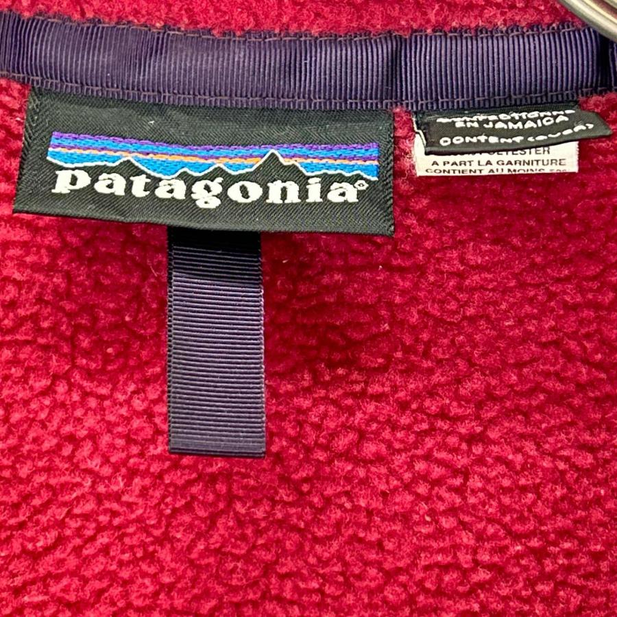 【好配色】90s Patagonia シンチラ スナップt ジャマイカ製 patagonia（パタゴニア） 90S ジャマイカ製 レッド シンチラスナップT
