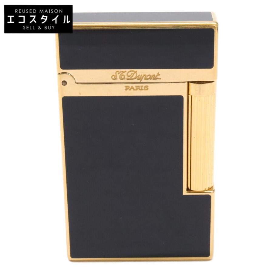 S.T. Dupont エス テー デュポン ライン2 ブラックラッカー 黒漆 ガスライター S.T.DUPONT（エス・テー・デュポン） エス テー デュポン ライン2