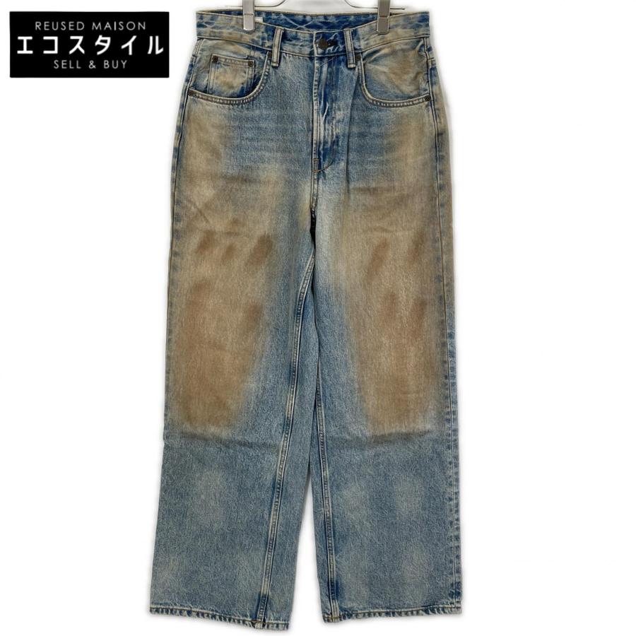 ZARA（ザラ） VINTAGE wash バギーフィット デニムパンツ インディゴ 