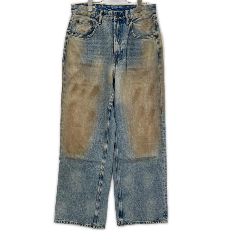 ZARA（ザラ） VINTAGE wash バギーフィット デニムパンツ インディゴ