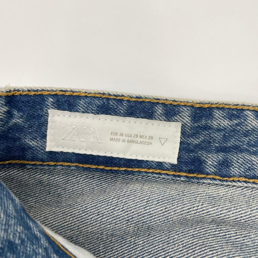 ZARA（ザラ） VINTAGE wash バギーフィット デニムパンツ インディゴ