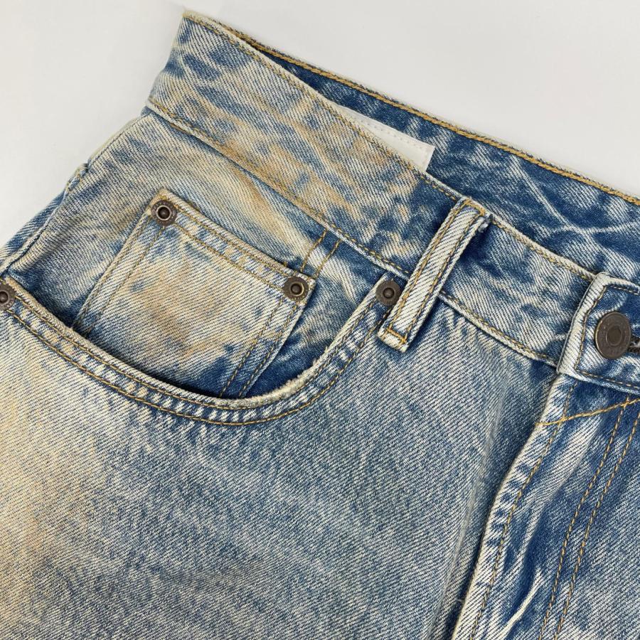 ZARA（ザラ） VINTAGE wash バギーフィット デニムパンツ インディゴ