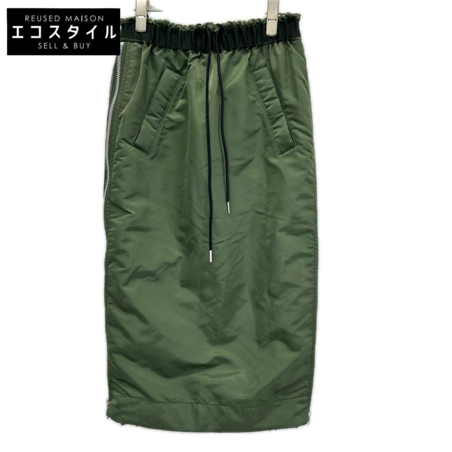 sacai（サカイ） SCW-073 23AW ナイロン ツイル スカート プリーツ