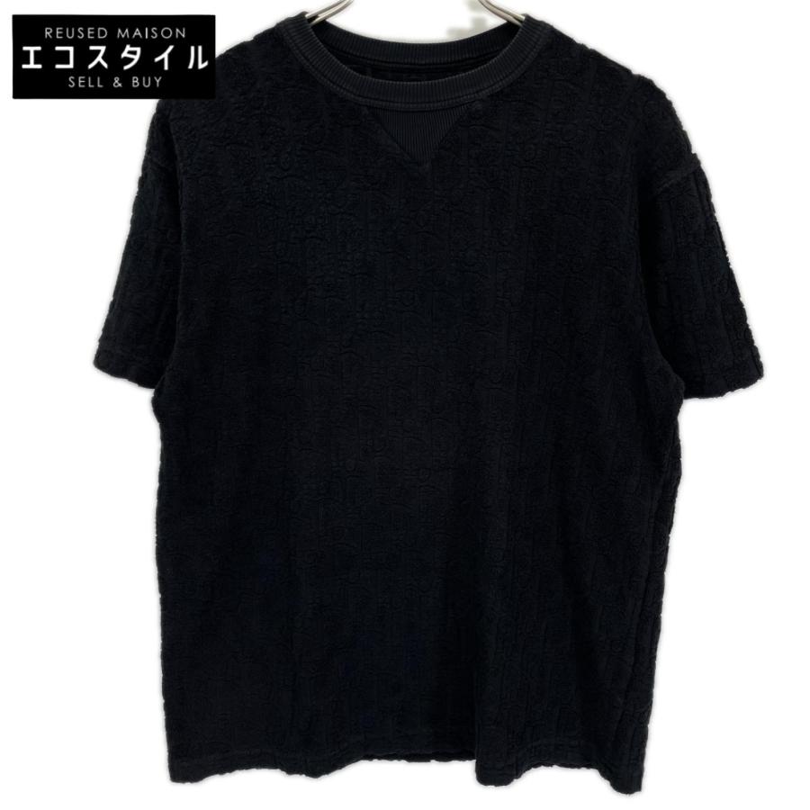 Dior HOMME ディオールオム 113J692A0614 ブラック パイル オブリークT