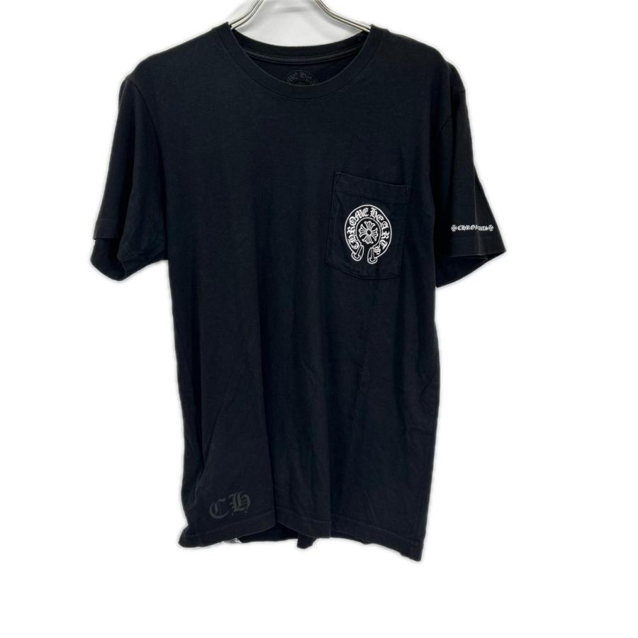 CHROME HEARTS ホースシュー 半袖 M クロムハーツ CHROME HEARTS（クロムハーツ） CH ホースシュー 半袖シャツ ブラック