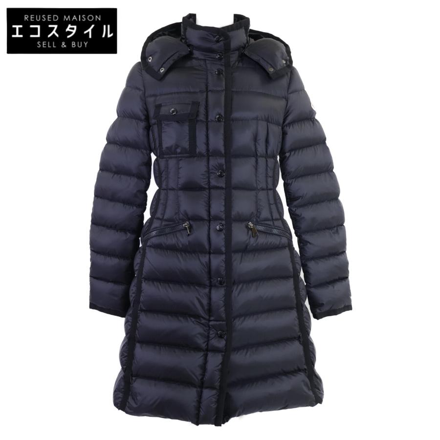 MONCLER モンクレール HERMINE エルミンヌ ダウン 黒 サイズ２ MONCLER（モンクレール） HERMINE エルミンヌ ナイロンダウンコート