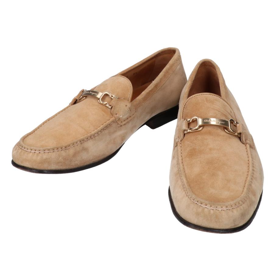 Salvatore Ferragamo サルヴァトーレフェラガモ スエード ビット 